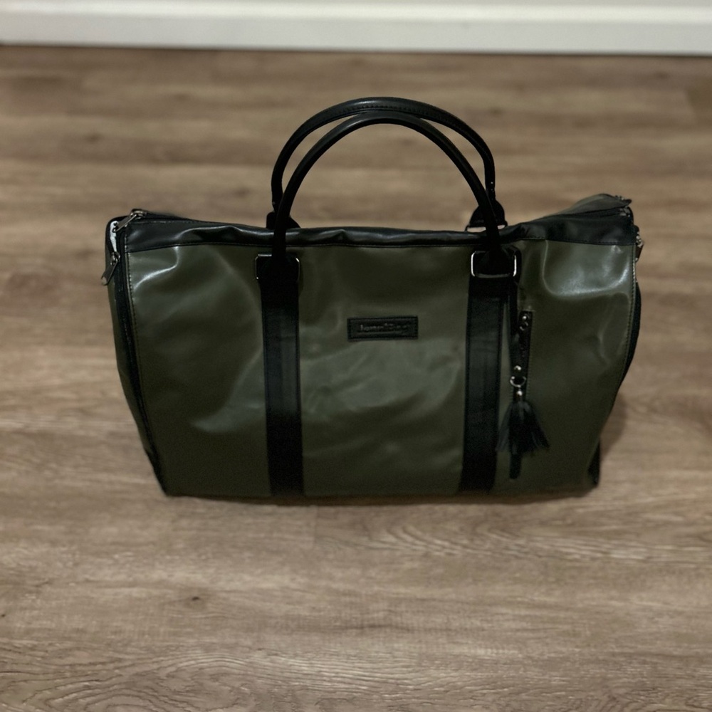 Jenni Olive and Black Duffel Bag